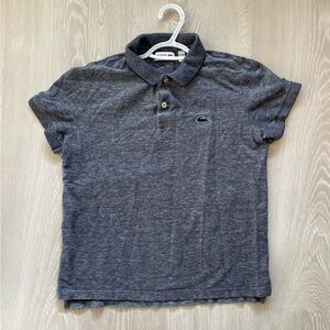 Lacoste Men's Polo Shirt in Dark Gray size small 100% cotton
